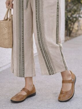 Spring Step Debutante Leather Mary Jane Shoes Size 37 Brown Comfort Flats